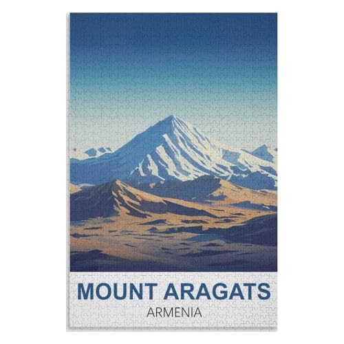 Puzzle für Erwachsene und Kinder ab 14 Jahren, 1000 StüCk,Berg Aragats Armenien,Lernspielzeug FüR Kinder 70x50,Papier Puzzle,AA-1033 Puzzle für Erwachsene und Kinder ab 14 Jahren, 1000 StüCk,Berg Aragats Armenien,Lernspielzeug FüR Kinder 70x50,Papier Puzzle,AA-1033 von XJUfW