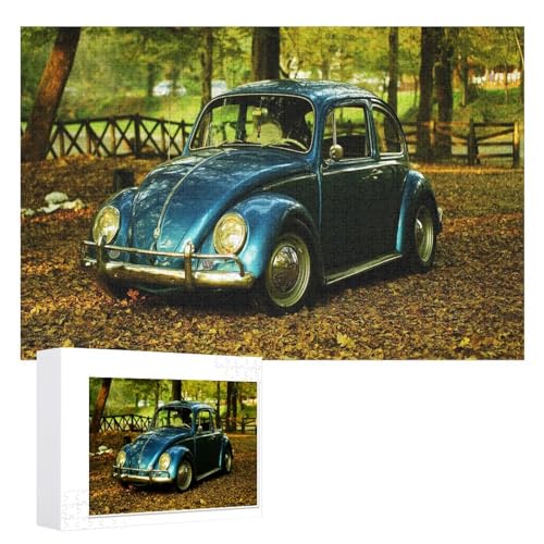 Puzzle für Erwachsene und Kinder ab 14 Jahren, 1000 StüCk，Car Puzzle，Lernspielzeug FüR Kinder 52x38 Papier Puzzle von XJUfW