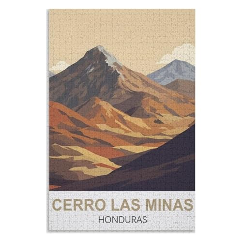 Puzzle für Erwachsene und Kinder ab 14 Jahren, 1000 StüCk,Cerro Las Minas Honduras,Lernspielzeug FüR Kinder 38x26,Papier Puzzle,AA-1265 Puzzle für Erwachsene und Kinder ab 14 Jahren, 1000 StüCk,Cerro Las Minas Honduras,Lernspielzeug FüR Kinder 38x26,Papier Puzzle,AA-1265 von XJUfW