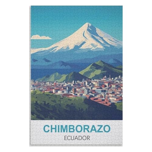 Puzzle für Erwachsene und Kinder ab 14 Jahren, 1000 StüCk,Chimborazo Ecuador,Lernspielzeug FüR Kinder 52x38 Papier Puzzle,AA-1261 Puzzle für Erwachsene und Kinder ab 14 Jahren, 1000 StüCk,Chimborazo Ecuador,Lernspielzeug FüR Kinder 52x38 Papier Puzzle,AA-1261 von XJUfW