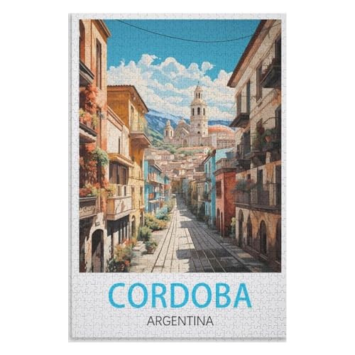 Puzzle für Erwachsene und Kinder ab 14 Jahren, 1000 StüCk,Córdoba Argentinien,Lernspielzeug FüR Kinder 52x38 Papier Puzzle,AA-577 Puzzle für Erwachsene und Kinder ab 14 Jahren, 1000 StüCk,Córdoba Argentinien,Lernspielzeug FüR Kinder 52x38 Papier Puzzle,AA-577 von XJUfW