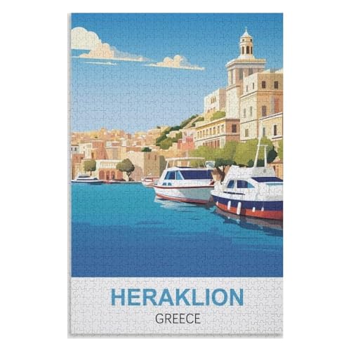 Puzzle für Erwachsene und Kinder ab 14 Jahren, 1000 StüCk,Heraklion Griechenland,Lernspielzeug FüR Kinder 75x50,Holz Puzzle,AA-1093 Puzzle für Erwachsene und Kinder ab 14 Jahren, 1000 StüCk,Heraklion Griechenland,Lernspielzeug FüR Kinder 75x50,Holz Puzzle,AA-1093 von XJUfW