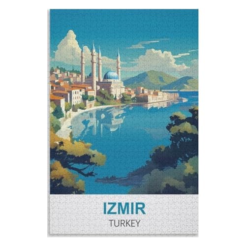 Puzzle für Erwachsene und Kinder ab 14 Jahren, 1000 StüCk,Izmir Türkei,Lernspielzeug FüR Kinder 75x50,Holz Puzzle,AA-1105 Puzzle für Erwachsene und Kinder ab 14 Jahren, 1000 StüCk,Izmir Türkei,Lernspielzeug FüR Kinder 75x50,Holz Puzzle,AA-1105 von XJUfW