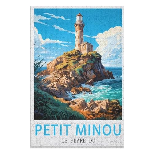 Puzzle für Erwachsene und Kinder ab 14 Jahren, 1000 StüCk,Leuchtturm,Lernspielzeug FüR Kinder 75x50,Holz Puzzle,AA-165 Puzzle für Erwachsene und Kinder ab 14 Jahren, 1000 StüCk,Leuchtturm,Lernspielzeug FüR Kinder 75x50,Holz Puzzle,AA-165 von XJUfW