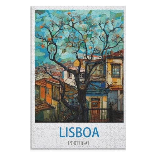 Puzzle für Erwachsene und Kinder ab 14 Jahren, 1000 StüCk,Lissabon Portugal,Lernspielzeug FüR Kinder 38x26,Papier Puzzle,AA-617 Puzzle für Erwachsene und Kinder ab 14 Jahren, 1000 StüCk,Lissabon Portugal,Lernspielzeug FüR Kinder 38x26,Papier Puzzle,AA-617 von XJUfW