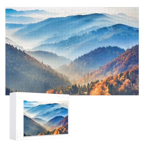 Puzzle für Erwachsene und Kinder ab 14 Jahren, 1000 StüCk，„Malerischer Schwarzwald: ，Lernspielzeug FüR Kinder 52x38 Papier Puzzle von XJUfW