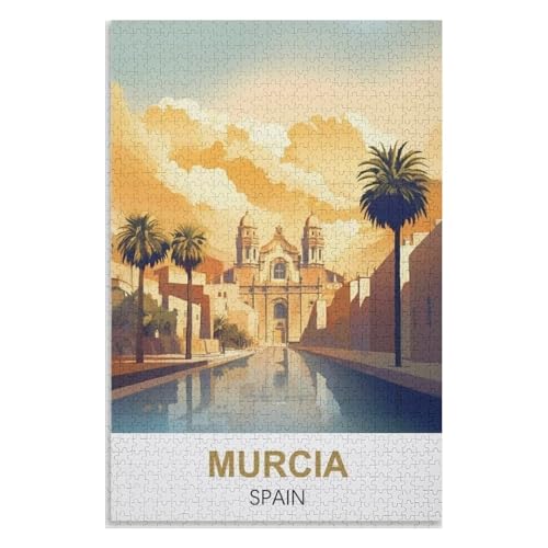 Puzzle für Erwachsene und Kinder ab 14 Jahren, 1000 StüCk,Murcia Spanien,Lernspielzeug FüR Kinder 52x38 Papier Puzzle,AA-1097 Puzzle für Erwachsene und Kinder ab 14 Jahren, 1000 StüCk,Murcia Spanien,Lernspielzeug FüR Kinder 52x38 Papier Puzzle,AA-1097 von XJUfW