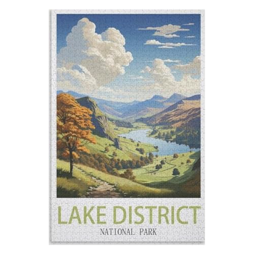 Puzzle für Erwachsene und Kinder ab 14 Jahren, 1000 StüCk,Nationalpark,Lernspielzeug FüR Kinder 52x38 Papier Puzzle,AA-825 Puzzle für Erwachsene und Kinder ab 14 Jahren, 1000 StüCk,Nationalpark,Lernspielzeug FüR Kinder 52x38 Papier Puzzle,AA-825 von XJUfW
