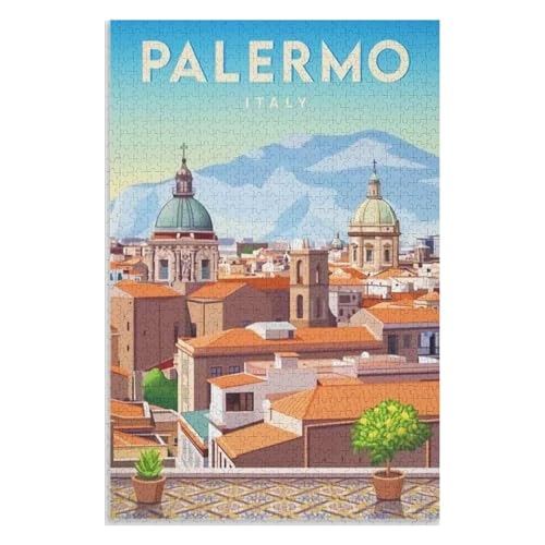 Puzzle für Erwachsene und Kinder ab 14 Jahren, 1000 StüCk,Palermo Italien,Lernspielzeug FüR Kinder 52x38 Papier Puzzle,AA-65 Puzzle für Erwachsene und Kinder ab 14 Jahren, 1000 StüCk,Palermo Italien,Lernspielzeug FüR Kinder 52x38 Papier Puzzle,AA-65 von XJUfW