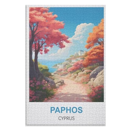 Puzzle für Erwachsene und Kinder ab 14 Jahren, 1000 StüCk,Paphos Zypern,Lernspielzeug FüR Kinder 52x38 Papier Puzzle,AA-1417 Puzzle für Erwachsene und Kinder ab 14 Jahren, 1000 StüCk,Paphos Zypern,Lernspielzeug FüR Kinder 52x38 Papier Puzzle,AA-1417 von XJUfW