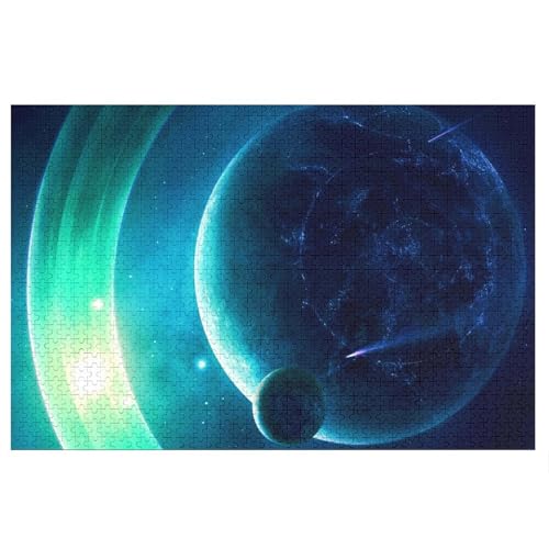 Puzzle für Erwachsene und Kinder ab 14 Jahren, 1000 StüCk,Planets, Space, ,Lernspielzeug FüR Kinder 70x50,Papier Puzzle Puzzle für Erwachsene und Kinder ab 14 Jahren, 1000 StüCk,Planets, Space, ,Lernspielzeug FüR Kinder 70x50,Papier Puzzle von XJUfW