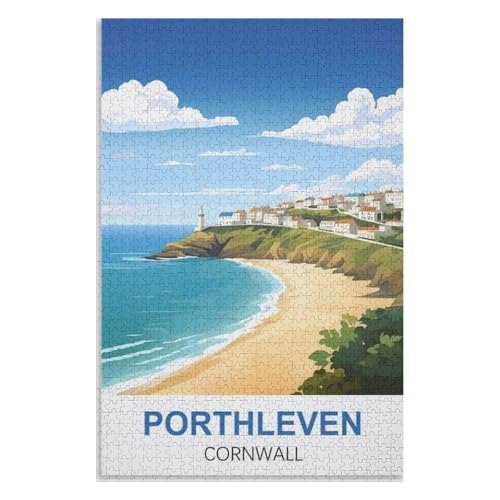 Puzzle für Erwachsene und Kinder ab 14 Jahren, 1000 StüCk,Porthleven Cornwall,Lernspielzeug FüR Kinder 52x38 Papier Puzzle,AA-1345 Puzzle für Erwachsene und Kinder ab 14 Jahren, 1000 StüCk,Porthleven Cornwall,Lernspielzeug FüR Kinder 52x38 Papier Puzzle,AA-1345 von XJUfW