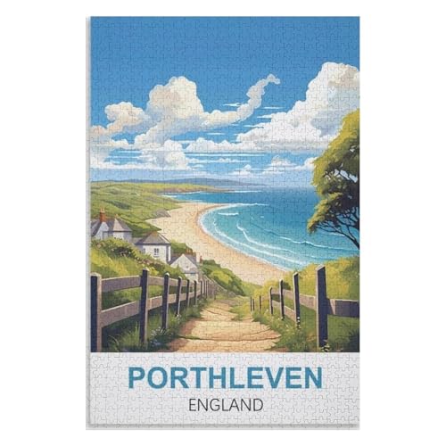 Puzzle für Erwachsene und Kinder ab 14 Jahren, 1000 StüCk,Porthleven England,Lernspielzeug FüR Kinder 75x50,Holz Puzzle,AA-1197 Puzzle für Erwachsene und Kinder ab 14 Jahren, 1000 StüCk,Porthleven England,Lernspielzeug FüR Kinder 75x50,Holz Puzzle,AA-1197 von XJUfW