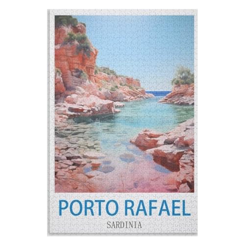 Puzzle für Erwachsene und Kinder ab 14 Jahren, 1000 StüCk,Porto Rafael Sardinien,Lernspielzeug FüR Kinder 52x38 Papier Puzzle,AA-657 Puzzle für Erwachsene und Kinder ab 14 Jahren, 1000 StüCk,Porto Rafael Sardinien,Lernspielzeug FüR Kinder 52x38 Papier Puzzle,AA-657 von XJUfW