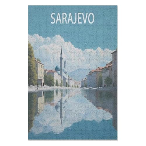 Puzzle für Erwachsene und Kinder ab 14 Jahren, 1000 StüCk,Sarajevo,Lernspielzeug FüR Kinder 52x38 Papier Puzzle,AA-1441 Puzzle für Erwachsene und Kinder ab 14 Jahren, 1000 StüCk,Sarajevo,Lernspielzeug FüR Kinder 52x38 Papier Puzzle,AA-1441 von XJUfW