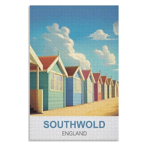 Puzzle für Erwachsene und Kinder ab 14 Jahren, 1000 StüCk,Southwold England,Lernspielzeug FüR Kinder 70x50,Papier Puzzle,AA-1041 Puzzle für Erwachsene und Kinder ab 14 Jahren, 1000 StüCk,Southwold England,Lernspielzeug FüR Kinder 70x50,Papier Puzzle,AA-1041 von XJUfW