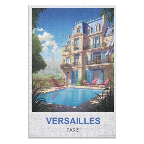 Puzzle für Erwachsene und Kinder ab 14 Jahren, 1000 StüCk,Versailles Paris,Lernspielzeug FüR Kinder 38x26,Papier Puzzle,AA-1373 Puzzle für Erwachsene und Kinder ab 14 Jahren, 1000 StüCk,Versailles Paris,Lernspielzeug FüR Kinder 38x26,Papier Puzzle,AA-1373 von XJUfW