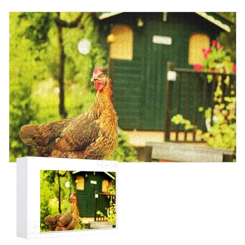 Wohnkultur Geburtstag ，Challenging Games Moderne Lernspiel Stress Relief ，1000 StüCk， Huhn Puzzle，，Lernspielzeug FüR Kinder 52x38 Papier Puzzle von XJUfW