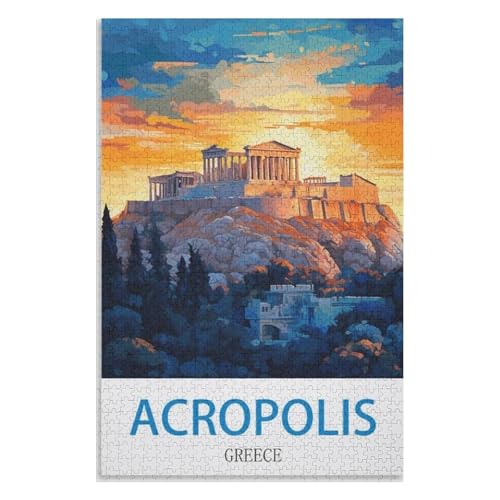 Wohnkultur Geburtstag ,Challenging Games Moderne Lernspiel Stress Relief ,1000 StüCk,Akropolis Griechenland,Lernspielzeug FüR Kinder 38x26,Papier Puzzle,AA-691 Wohnkultur Geburtstag ,Challenging Games Moderne Lernspiel Stress Relief ,1000 StüCk,Akropolis Griechenland,Lernspielzeug FüR Kinder 38x26,Papier Puzzle,AA-691 von XJUfW