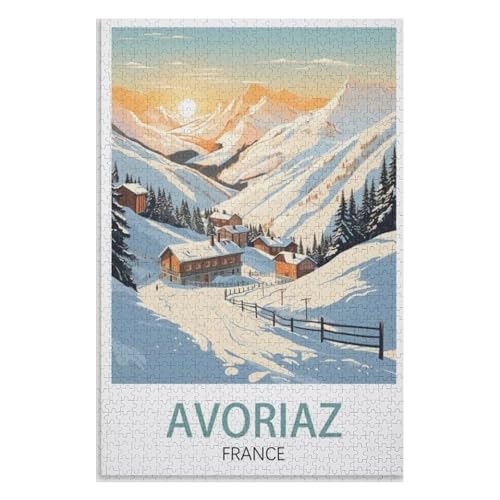 Wohnkultur Geburtstag ,Challenging Games Moderne Lernspiel Stress Relief ,1000 StüCk,Avoriaz Frankreich,Lernspielzeug FüR Kinder 52x38 Papier Puzzle,AA-903 Wohnkultur Geburtstag ,Challenging Games Moderne Lernspiel Stress Relief ,1000 StüCk,Avoriaz Frankreich,Lernspielzeug FüR Kinder 52x38 Papier Puzzle,AA-903 von XJUfW