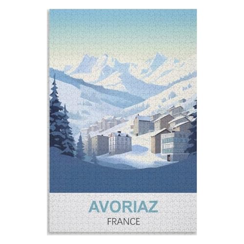 Wohnkultur Geburtstag ,Challenging Games Moderne Lernspiel Stress Relief ,1000 StüCk,Avoriaz Frankreich,Lernspielzeug FüR Kinder 70x50,Papier Puzzle,AA-1263 Wohnkultur Geburtstag ,Challenging Games Moderne Lernspiel Stress Relief ,1000 StüCk,Avoriaz Frankreich,Lernspielzeug FüR Kinder 70x50,Papier Puzzle,AA-1263 von XJUfW