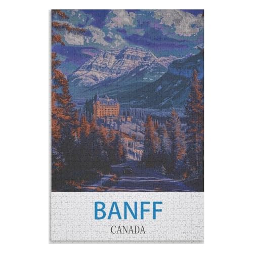 Wohnkultur Geburtstag ,Challenging Games Moderne Lernspiel Stress Relief ,1000 StüCk,Banff Kanada,Lernspielzeug FüR Kinder 52x38 Papier Puzzle,AA-1455 Wohnkultur Geburtstag ,Challenging Games Moderne Lernspiel Stress Relief ,1000 StüCk,Banff Kanada,Lernspielzeug FüR Kinder 52x38 Papier Puzzle,AA-1455 von XJUfW