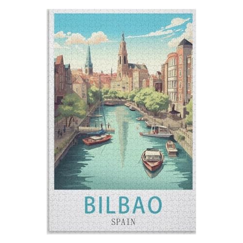 Wohnkultur Geburtstag ,Challenging Games Moderne Lernspiel Stress Relief ,1000 StüCk,Bilbao Spanien,Lernspielzeug FüR Kinder 38x26,Papier Puzzle,AA-523 Wohnkultur Geburtstag ,Challenging Games Moderne Lernspiel Stress Relief ,1000 StüCk,Bilbao Spanien,Lernspielzeug FüR Kinder 38x26,Papier Puzzle,AA-523 von XJUfW