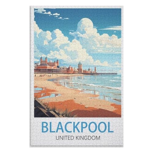 Wohnkultur Geburtstag ,Challenging Games Moderne Lernspiel Stress Relief ,1000 StüCk,Blackpool England,Lernspielzeug FüR Kinder 38x26,Papier Puzzle,AA-579 Wohnkultur Geburtstag ,Challenging Games Moderne Lernspiel Stress Relief ,1000 StüCk,Blackpool England,Lernspielzeug FüR Kinder 38x26,Papier Puzzle,AA-579 von XJUfW