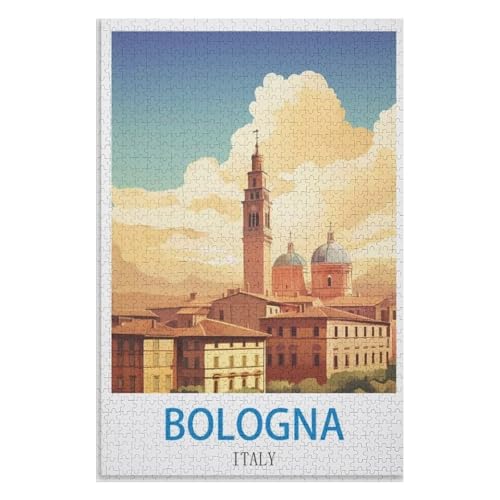Wohnkultur Geburtstag ,Challenging Games Moderne Lernspiel Stress Relief ,1000 StüCk,Bologna Italien,Lernspielzeug FüR Kinder 52x38 Papier Puzzle,AA-1495 Wohnkultur Geburtstag ,Challenging Games Moderne Lernspiel Stress Relief ,1000 StüCk,Bologna Italien,Lernspielzeug FüR Kinder 52x38 Papier Puzzle,AA-1495 von XJUfW