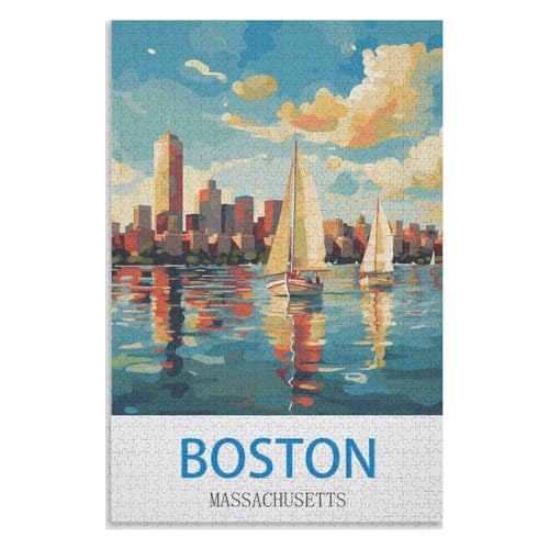 Wohnkultur Geburtstag ,Challenging Games Moderne Lernspiel Stress Relief ,1000 StüCk,Boston Massachusetts,Lernspielzeug FüR Kinder 52x38 Papier Puzzle,AA-739 Wohnkultur Geburtstag ,Challenging Games Moderne Lernspiel Stress Relief ,1000 StüCk,Boston Massachusetts,Lernspielzeug FüR Kinder 52x38 Papier Puzzle,AA-739 von XJUfW