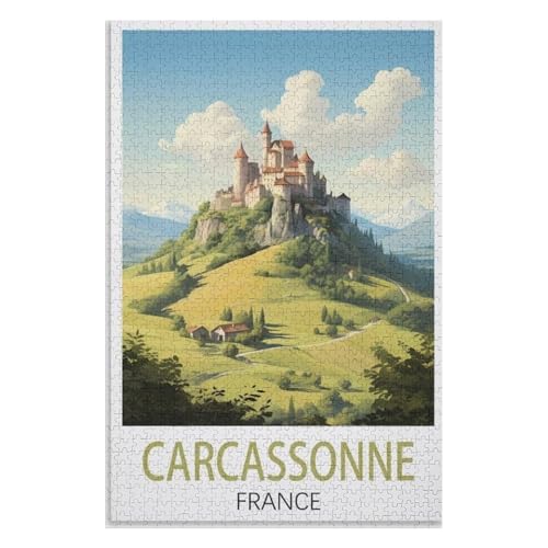 Wohnkultur Geburtstag ,Challenging Games Moderne Lernspiel Stress Relief ,1000 StüCk,Carcassonne Frankreich,Lernspielzeug FüR Kinder 38x26,Papier Puzzle,AA-783 Wohnkultur Geburtstag ,Challenging Games Moderne Lernspiel Stress Relief ,1000 StüCk,Carcassonne Frankreich,Lernspielzeug FüR Kinder 38x26,Papier Puzzle,AA-783 von XJUfW