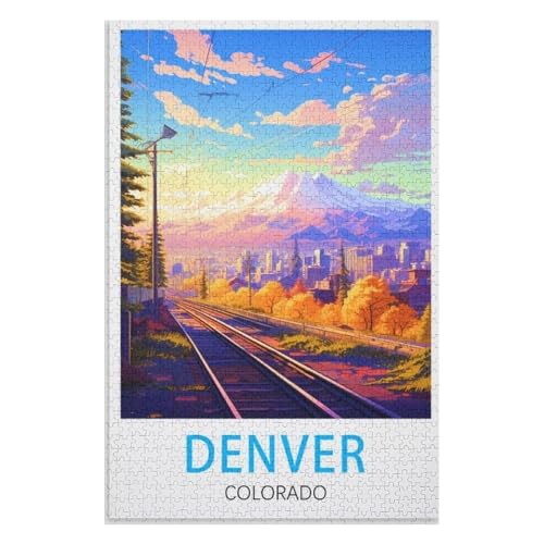 Wohnkultur Geburtstag ,Challenging Games Moderne Lernspiel Stress Relief ,1000 StüCk,Denver Colorado,Lernspielzeug FüR Kinder 52x38 Papier Puzzle,AA-303 Wohnkultur Geburtstag ,Challenging Games Moderne Lernspiel Stress Relief ,1000 StüCk,Denver Colorado,Lernspielzeug FüR Kinder 52x38 Papier Puzzle,AA-303 von XJUfW