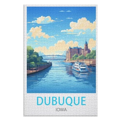Wohnkultur Geburtstag ,Challenging Games Moderne Lernspiel Stress Relief ,1000 StüCk,Dubuque Iowa,Lernspielzeug FüR Kinder 70x50,Papier Puzzle,AA-363 Wohnkultur Geburtstag ,Challenging Games Moderne Lernspiel Stress Relief ,1000 StüCk,Dubuque Iowa,Lernspielzeug FüR Kinder 70x50,Papier Puzzle,AA-363 von XJUfW