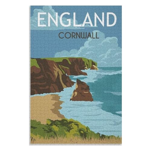Wohnkultur Geburtstag ,Challenging Games Moderne Lernspiel Stress Relief ,1000 StüCk,England Cornwall,Lernspielzeug FüR Kinder 70x50,Papier Puzzle,AA-495 Wohnkultur Geburtstag ,Challenging Games Moderne Lernspiel Stress Relief ,1000 StüCk,England Cornwall,Lernspielzeug FüR Kinder 70x50,Papier Puzzle,AA-495 von XJUfW