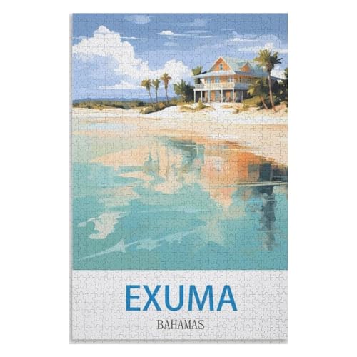 Wohnkultur Geburtstag ,Challenging Games Moderne Lernspiel Stress Relief ,1000 StüCk,Exuma Bahamas,Lernspielzeug FüR Kinder 38x26,Papier Puzzle,AA-743 Wohnkultur Geburtstag ,Challenging Games Moderne Lernspiel Stress Relief ,1000 StüCk,Exuma Bahamas,Lernspielzeug FüR Kinder 38x26,Papier Puzzle,AA-743 von XJUfW