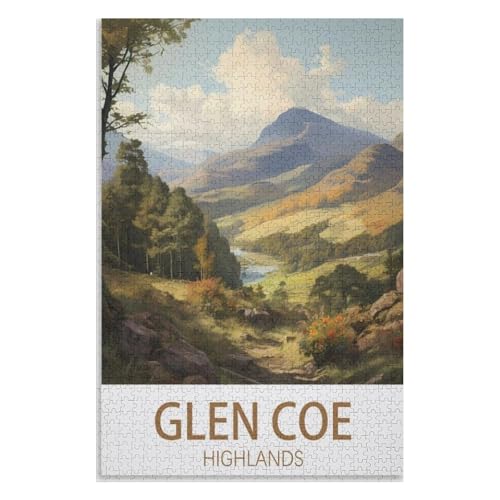 Wohnkultur Geburtstag ,Challenging Games Moderne Lernspiel Stress Relief ,1000 StüCk,Glen Coe Highlands,Lernspielzeug FüR Kinder 52x38 Papier Puzzle,AA-787 Wohnkultur Geburtstag ,Challenging Games Moderne Lernspiel Stress Relief ,1000 StüCk,Glen Coe Highlands,Lernspielzeug FüR Kinder 52x38 Papier Puzzle,AA-787 von XJUfW