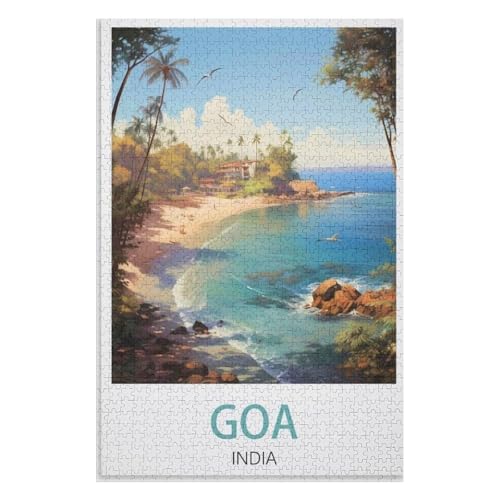 Wohnkultur Geburtstag ,Challenging Games Moderne Lernspiel Stress Relief ,1000 StüCk,Goa Indien,Lernspielzeug FüR Kinder 52x38 Papier Puzzle,AA-79 Wohnkultur Geburtstag ,Challenging Games Moderne Lernspiel Stress Relief ,1000 StüCk,Goa Indien,Lernspielzeug FüR Kinder 52x38 Papier Puzzle,AA-79 von XJUfW
