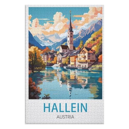 Wohnkultur Geburtstag ,Challenging Games Moderne Lernspiel Stress Relief ,1000 StüCk,Hallein Österreich,Lernspielzeug FüR Kinder 38x26,Papier Puzzle,AA-283 Wohnkultur Geburtstag ,Challenging Games Moderne Lernspiel Stress Relief ,1000 StüCk,Hallein Österreich,Lernspielzeug FüR Kinder 38x26,Papier Puzzle,AA-283 von XJUfW