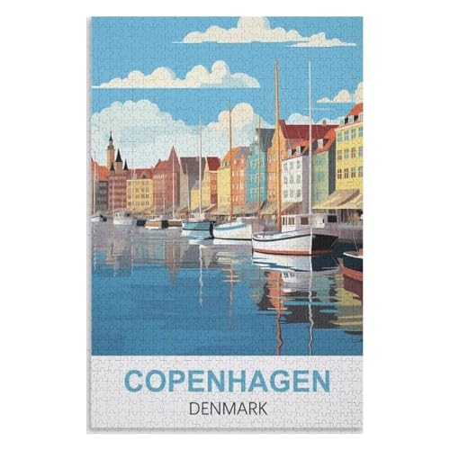 Wohnkultur Geburtstag ,Challenging Games Moderne Lernspiel Stress Relief ,1000 StüCk,Kopenhagen Dänemark,Lernspielzeug FüR Kinder 70x50,Papier Puzzle,AA-1267 Wohnkultur Geburtstag ,Challenging Games Moderne Lernspiel Stress Relief ,1000 StüCk,Kopenhagen Dänemark,Lernspielzeug FüR Kinder 70x50,Papier Puzzle,AA-1267 von XJUfW