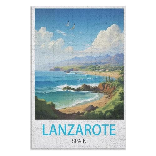 Wohnkultur Geburtstag ,Challenging Games Moderne Lernspiel Stress Relief ,1000 StüCk,Lanzarote Spanien,Lernspielzeug FüR Kinder 70x50,Papier Puzzle,AA-571 Wohnkultur Geburtstag ,Challenging Games Moderne Lernspiel Stress Relief ,1000 StüCk,Lanzarote Spanien,Lernspielzeug FüR Kinder 70x50,Papier Puzzle,AA-571 von XJUfW