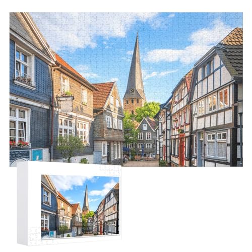 Wohnkultur Geburtstag ,Challenging Games Moderne Lernspiel Stress Relief ,1000 StüCk,„Malerische Altstadt von Hattingen, ,Lernspielzeug FüR Kinder 75x50,Holz Puzzle Wohnkultur Geburtstag ,Challenging Games Moderne Lernspiel Stress Relief ,1000 StüCk,„Malerische Altstadt von Hattingen, ,Lernspielzeug FüR Kinder 75x50,Holz Puzzle von XJUfW