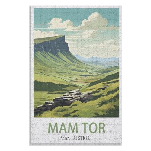Wohnkultur Geburtstag ,Challenging Games Moderne Lernspiel Stress Relief ,1000 StüCk,Mam Tor Peak District,Lernspielzeug FüR Kinder 70x50,Papier Puzzle,AA-831 Wohnkultur Geburtstag ,Challenging Games Moderne Lernspiel Stress Relief ,1000 StüCk,Mam Tor Peak District,Lernspielzeug FüR Kinder 70x50,Papier Puzzle,AA-831 von XJUfW