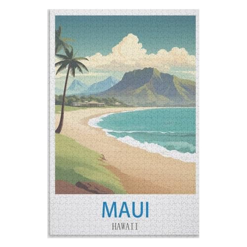 Wohnkultur Geburtstag ,Challenging Games Moderne Lernspiel Stress Relief ,1000 StüCk,Maui Hawaii,Lernspielzeug FüR Kinder 75x50,Holz Puzzle,AA-687 Wohnkultur Geburtstag ,Challenging Games Moderne Lernspiel Stress Relief ,1000 StüCk,Maui Hawaii,Lernspielzeug FüR Kinder 75x50,Holz Puzzle,AA-687 von XJUfW