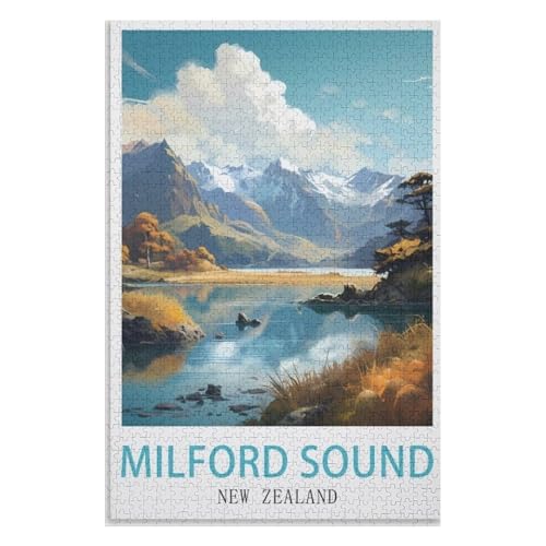 Wohnkultur Geburtstag ,Challenging Games Moderne Lernspiel Stress Relief ,1000 StüCk,Milford Sound Neuseeland,Lernspielzeug FüR Kinder 70x50,Papier Puzzle,AA-1251 Wohnkultur Geburtstag ,Challenging Games Moderne Lernspiel Stress Relief ,1000 StüCk,Milford Sound Neuseeland,Lernspielzeug FüR Kinder 70x50,Papier Puzzle,AA-1251 von XJUfW