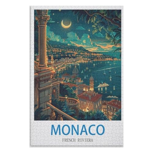 Wohnkultur Geburtstag ,Challenging Games Moderne Lernspiel Stress Relief ,1000 StüCk,Monaco Französische Riviera,Lernspielzeug FüR Kinder 38x26,Papier Puzzle,AA-1459 Wohnkultur Geburtstag ,Challenging Games Moderne Lernspiel Stress Relief ,1000 StüCk,Monaco Französische Riviera,Lernspielzeug FüR Kinder 38x26,Papier Puzzle,AA-1459 von XJUfW