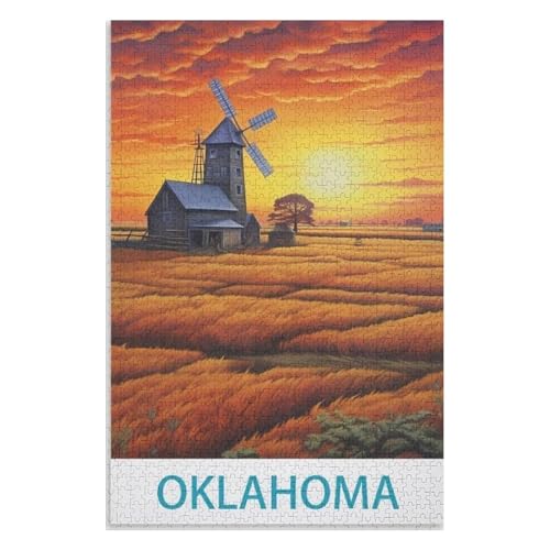 Wohnkultur Geburtstag ,Challenging Games Moderne Lernspiel Stress Relief ,1000 StüCk,Oklahoma,Lernspielzeug FüR Kinder 70x50,Papier Puzzle,AA-451 Wohnkultur Geburtstag ,Challenging Games Moderne Lernspiel Stress Relief ,1000 StüCk,Oklahoma,Lernspielzeug FüR Kinder 70x50,Papier Puzzle,AA-451 von XJUfW