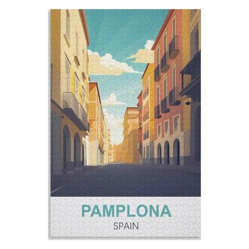 Wohnkultur Geburtstag ,Challenging Games Moderne Lernspiel Stress Relief ,1000 StüCk,Pamplona Spanien,Lernspielzeug FüR Kinder 38x26,Papier Puzzle,AA-1147 Wohnkultur Geburtstag ,Challenging Games Moderne Lernspiel Stress Relief ,1000 StüCk,Pamplona Spanien,Lernspielzeug FüR Kinder 38x26,Papier Puzzle,AA-1147 von XJUfW