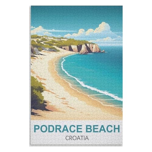 Wohnkultur Geburtstag ,Challenging Games Moderne Lernspiel Stress Relief ,1000 StüCk,Podrace Strand Kroatien,Lernspielzeug FüR Kinder 52x38 Papier Puzzle,AA-1091 Wohnkultur Geburtstag ,Challenging Games Moderne Lernspiel Stress Relief ,1000 StüCk,Podrace Strand Kroatien,Lernspielzeug FüR Kinder 52x38 Papier Puzzle,AA-1091 von XJUfW