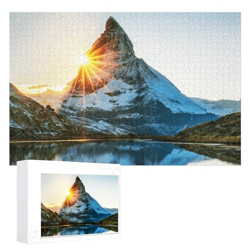 Wohnkultur Geburtstag ,Challenging Games Moderne Lernspiel Stress Relief ,1000 StüCk,„Riffelsee und Matterhorn im Kanton Wallis, ,Lernspielzeug FüR Kinder 70x50,Papier Puzzle Wohnkultur Geburtstag ,Challenging Games Moderne Lernspiel Stress Relief ,1000 StüCk,„Riffelsee und Matterhorn im Kanton Wallis, ,Lernspielzeug FüR Kinder 70x50,Papier Puzzle von XJUfW