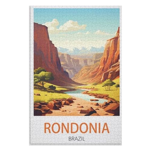 Wohnkultur Geburtstag ,Challenging Games Moderne Lernspiel Stress Relief ,1000 StüCk,Rondônia Brasilien,Lernspielzeug FüR Kinder 38x26,Papier Puzzle,AA-63 Wohnkultur Geburtstag ,Challenging Games Moderne Lernspiel Stress Relief ,1000 StüCk,Rondônia Brasilien,Lernspielzeug FüR Kinder 38x26,Papier Puzzle,AA-63 von XJUfW